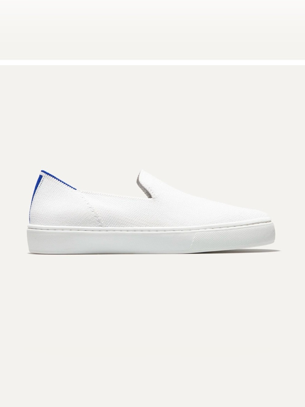 Rothy's The Original Slip-On Sneakers Bright White 8.5